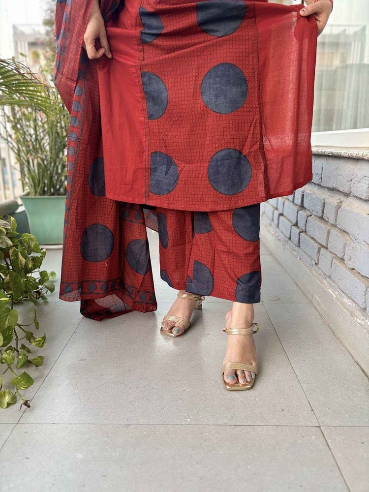 pure-cotton-a-line-printed-suit-set-red-4