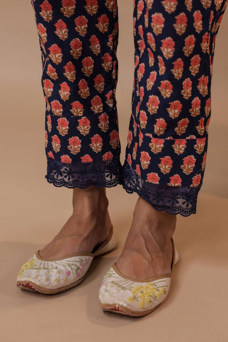 pure-cotton-a-line-short-kurta-style-digital-print-suit-set-with-bell-sleeves-lace-detailing-blue-4