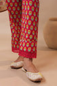 pure-cotton-a-line-short-kurta-style-digital-print-suit-set-with-bell-sleeves-lace-detailing-dark-pink-4