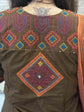 pure-cotton-a-line-suit-set-with-mirror-work-embroidery-at-front-back-brown-4