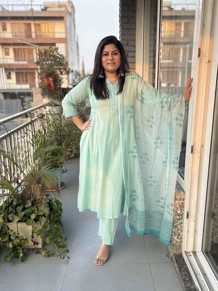 pure-cotton-a-line-suit-set-with-pockets-paired-with-hand-block-soft-kota-cotton-dupatta-sea-green-1