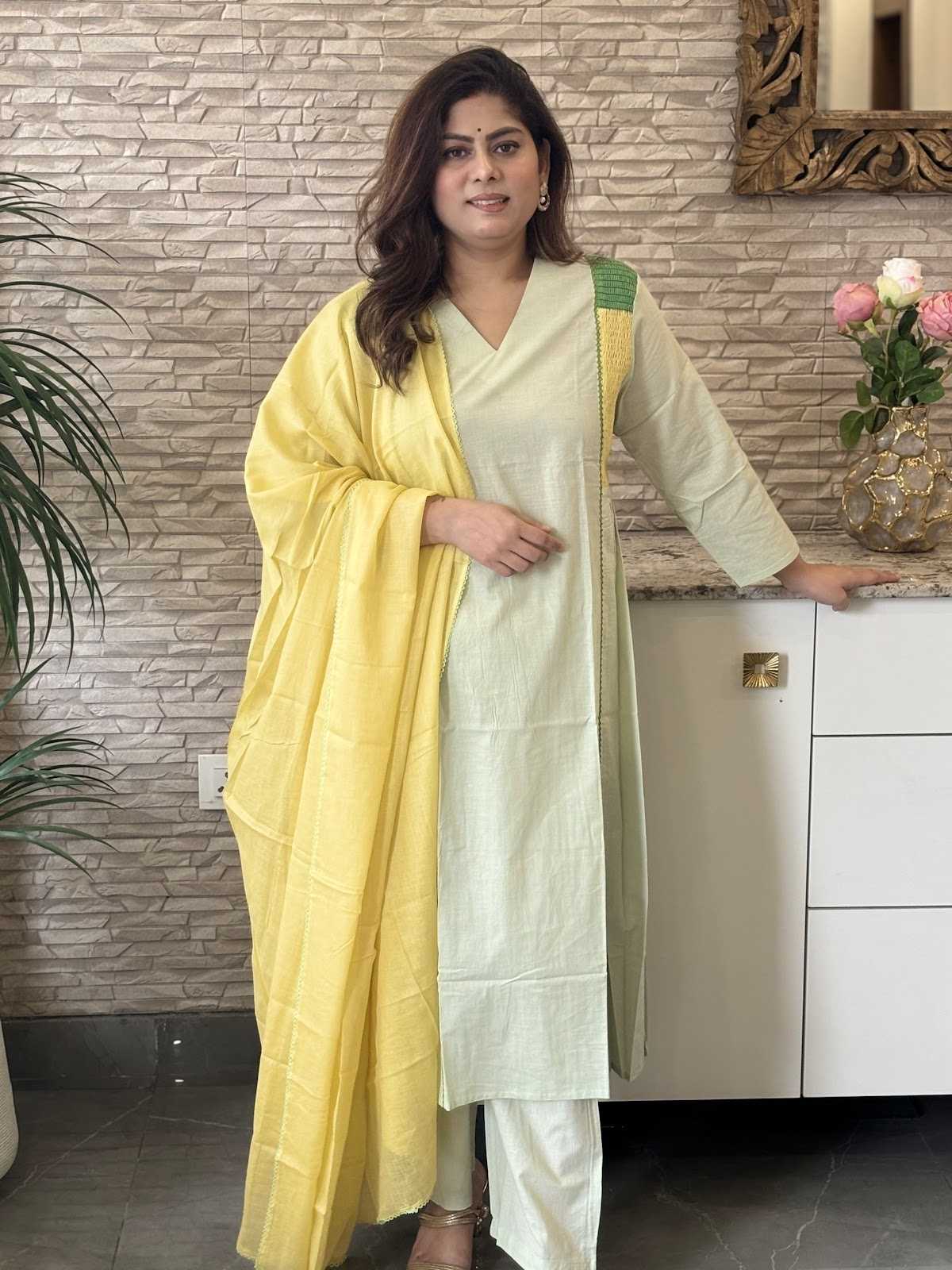 pure-cotton-a-line-suit-set-with-smocking-contact-mul-cotton-dupatta-pastel-green-1