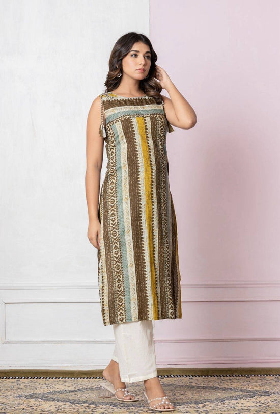 pure-cotton-ajrakh-kurta-with-tassels-1
