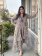pure-cotton-anarkali-style-pant-set-with-mul-cotton-kalamkari-print-shrug-navy-blue-1
