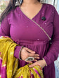 pure-cotton-angrakha-style-anarkali-with-shibori-print-cotton-dupatta-purple-2