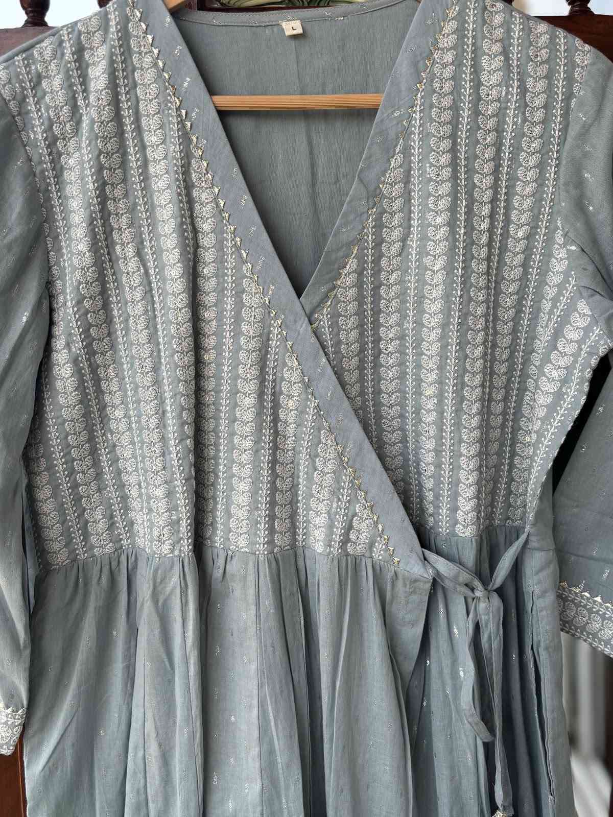 pure-cotton-angrakha-style-embroidered-anarkali-kurti-ice-grey-2