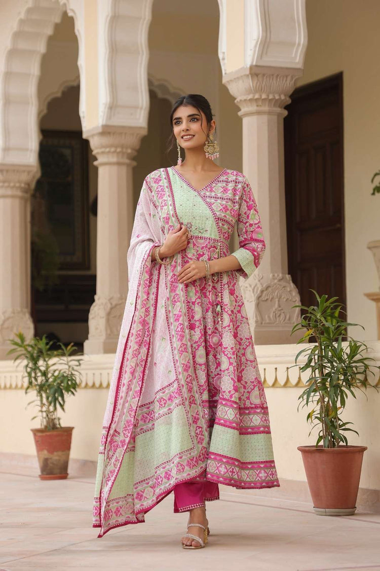 pure-cotton-angrakha-style-embroidered-anarkali-pink-1