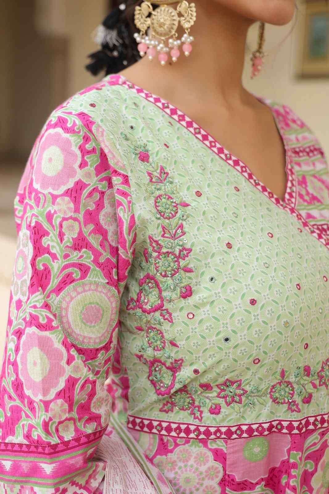 pure-cotton-angrakha-style-embroidered-anarkali-pink-3