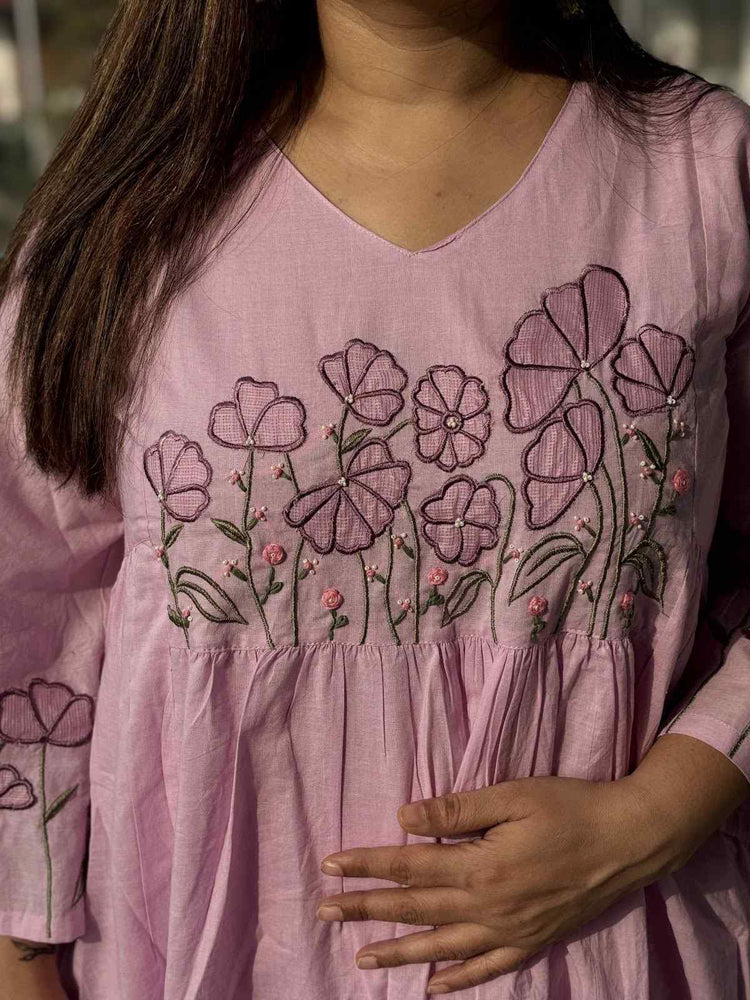 pure-cotton-applique-work-a-line-suit-set-lavender-3