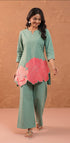 pure-cotton-applique-work-co-ord-set-green-1