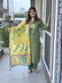 pure-cotton-applique-work-embroidered-suit-set-with-pockets-paired-with-printed-dupatta-mehendi-green-1
