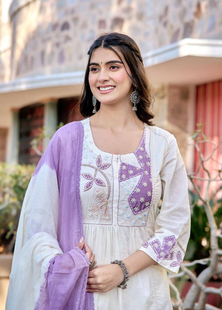 pure-cotton-applique-work-hand-embroidered-a-line-suit-set-with-lining-lavender-3