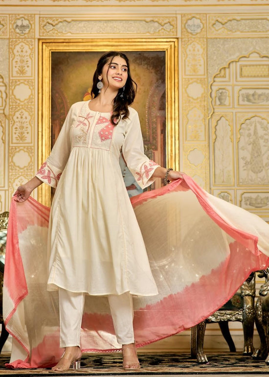 pure-cotton-applique-work-hand-embroidered-a-line-suit-set-with-lining-peach-1