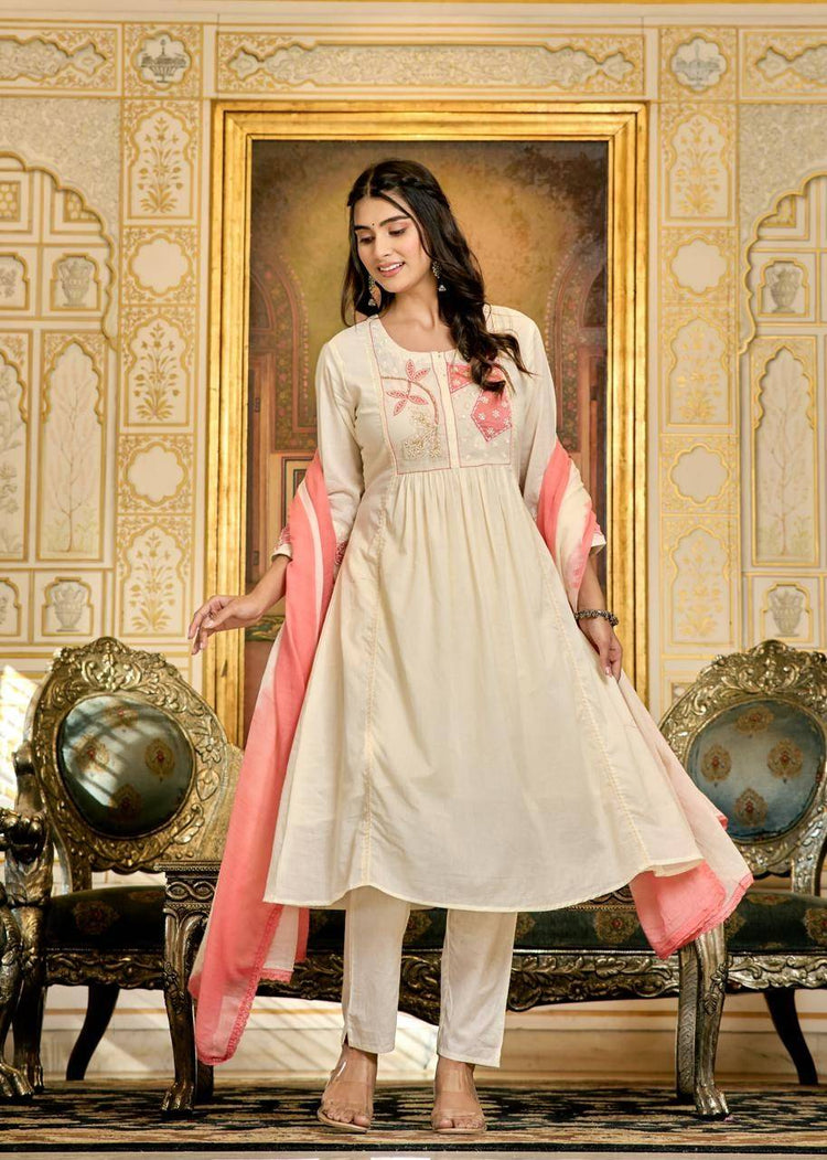 pure-cotton-applique-work-hand-embroidered-a-line-suit-set-with-lining-peach-3