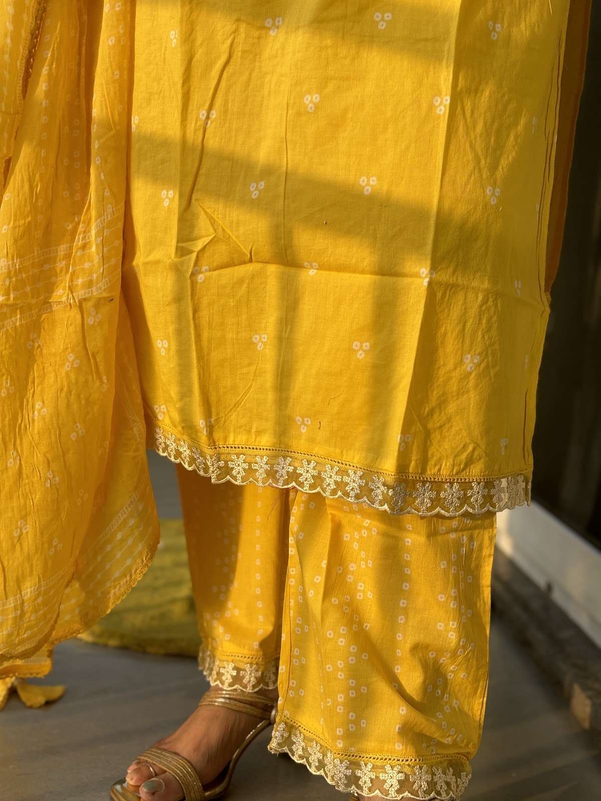 pure-cotton-bandhni-print-embroidered-suit-set-yellow-2