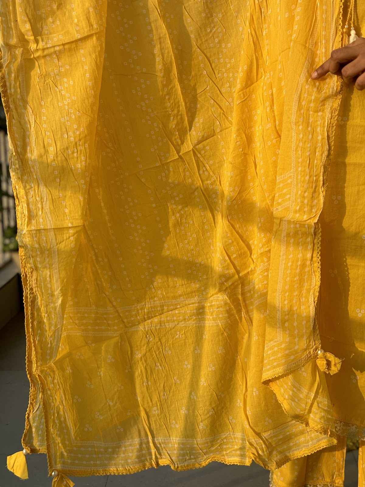 pure-cotton-bandhni-print-embroidered-suit-set-yellow-3
