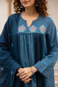 pure-cotton-block-a--line-embroidered-suit-set-blue-4