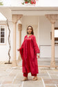 pure-cotton-block-a--line-embroidered-suit-set-pinkish-red-2