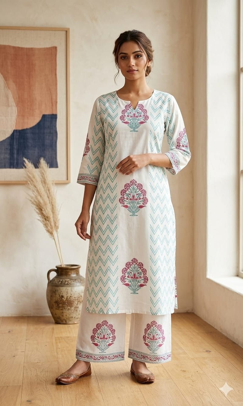 pure-cotton-block-print-pant-set-white-1