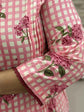 pure-cotton-check-print-embroidered-suit-set-paired-with-hand-block-soft-kota-doria-dupatta-pink-4