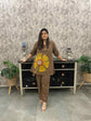 pure-cotton-co-ord-set-with-appliquÃ©-knot-work-brown-1