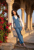 pure-cotton-co-ord-set-with-cotton-slub-embroidered-jacket-pants-blue-1