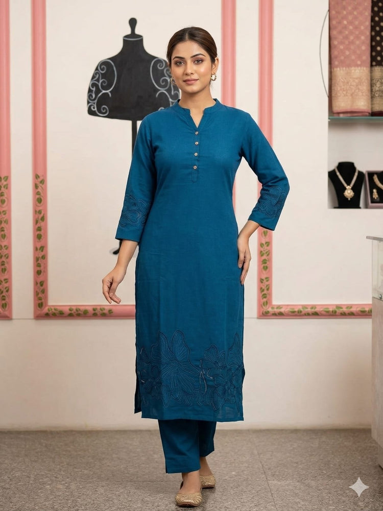 pure-cotton-cut-work-pant-set-royal-blue-1
