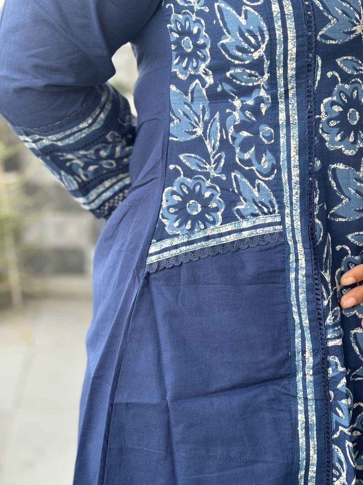 pure-cotton-dabu-print-a-line-pant-set-blue-4