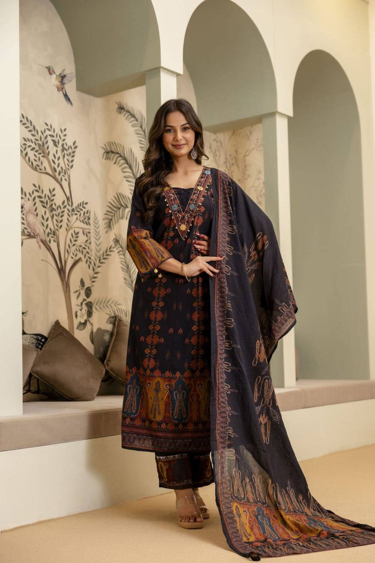 pure-cotton-digital-print-embroidered-anarkali-suit-set-black-2