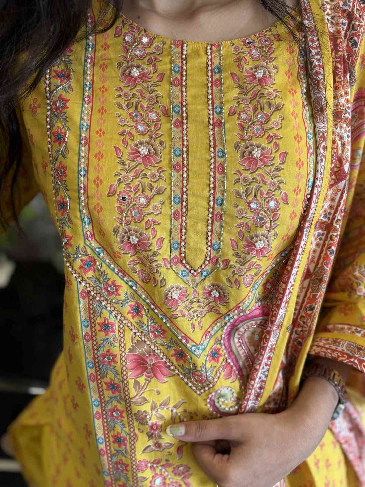 pure-cotton-digital-print-hand-embroidered-suit-set-mustard-yellow-2