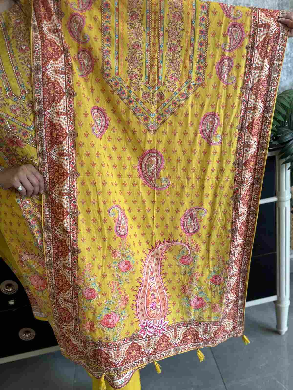 pure-cotton-digital-print-hand-embroidered-suit-set-mustard-yellow-3