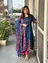 pure-cotton-discharged-print-anarkali-with-embroidered-neck-tassels-dark-blue-1