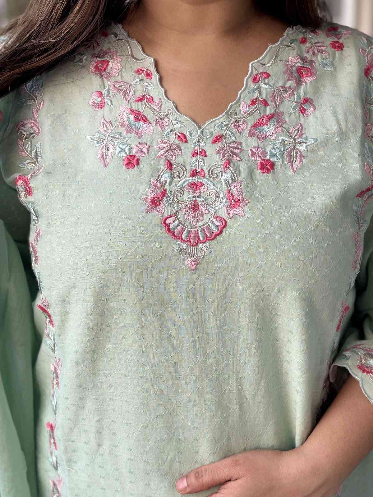 pure-cotton-dobby-embroidered-suit-set-with-embroidered-mul-cotton-dupatta-sea-green-2