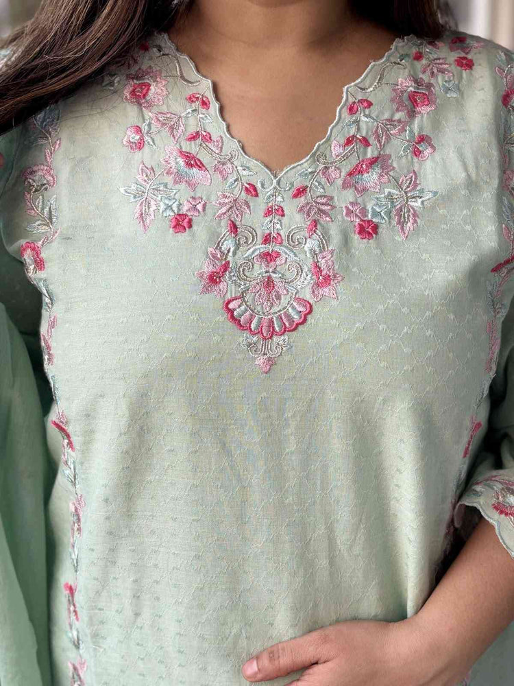 pure-cotton-dobby-embroidered-suit-set-with-embroidered-mul-cotton-dupatta-sea-green-2