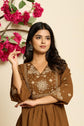 pure-cotton-embroidered-a-line-co-ord-set-brown-2