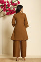 pure-cotton-embroidered-a-line-co-ord-set-brown-3