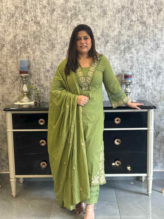 pure-cotton-embroidered-cut-work-suit-paired-with-mul-cotton-men-dupatta-green-1
