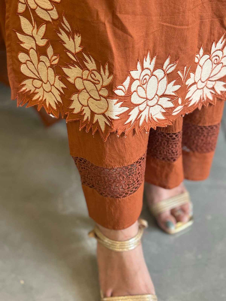 pure-cotton-embroidered-cut-work-suit-paired-with-mul-cotton-men-dupatta-rust-brown-4