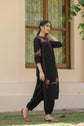 pure-cotton-embroidered-pant-set-with-afghani-embroidered-salwar-black-2