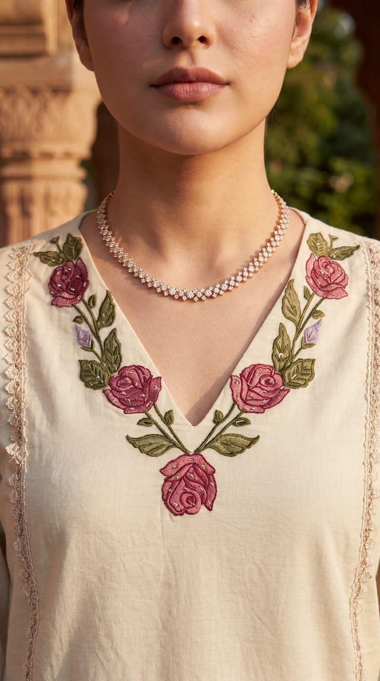pure-cotton-embroidered-straight-fit-suit-with-scalloping-paired-with-floral-print-schiffin-dupatta-off-white-3
