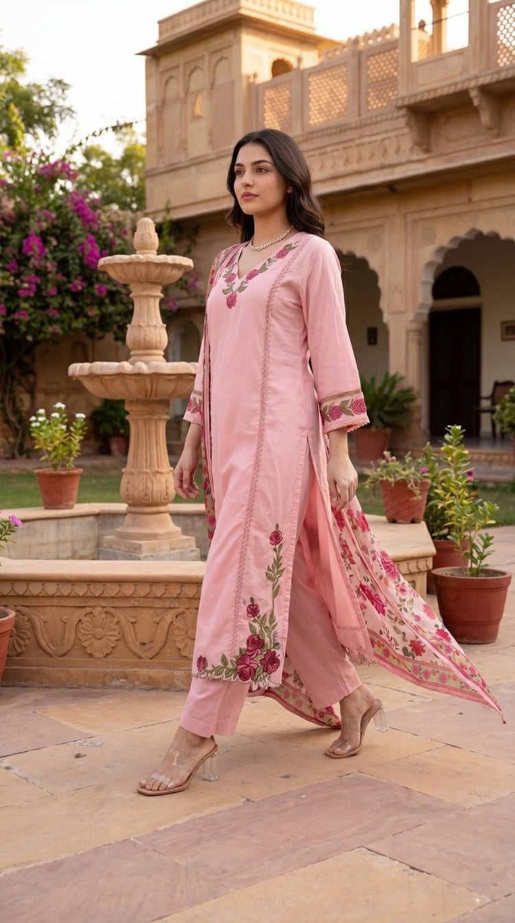 pure-cotton-embroidered-straight-fit-suit-with-scalloping-paired-with-floral-print-schiffin-dupatta-pink-4