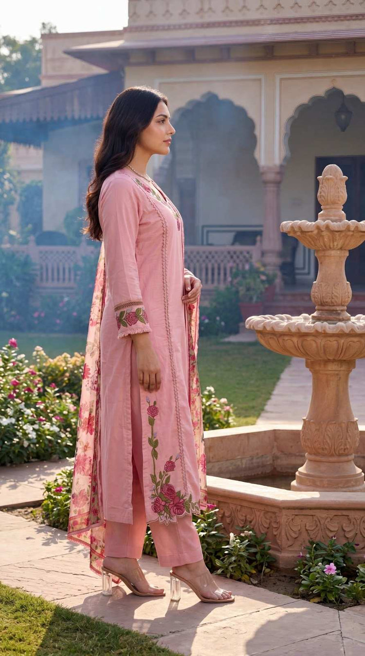pure-cotton-embroidered-straight-fit-suit-with-scalloping-paired-with-floral-print-schiffin-dupatta-pink-5