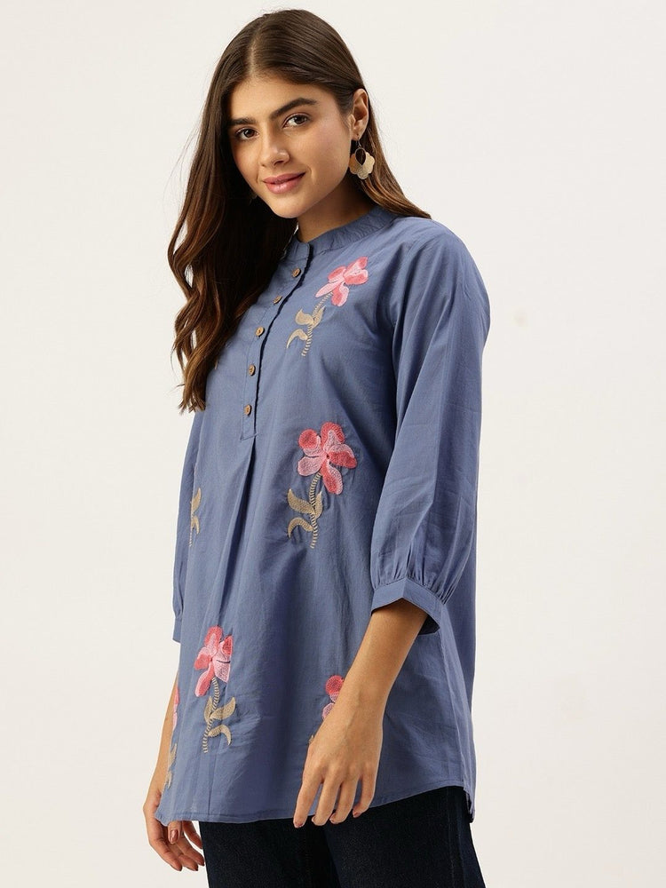 pure-cotton-embroidered-top-blue-1