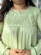 pure-cotton-floor-length-gown-with-hand-dori-work-9-meter-ghera-pista-green-3