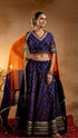 pure-cotton-gota-work-heavy-ghera-lehenga-paired-with-block-organza-dupatta-navy-blue-1