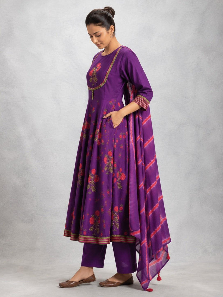 pure-cotton-hand-block-print-anarkali-paired-with-mul-cotton-shibori-print-dupatta-purple-4