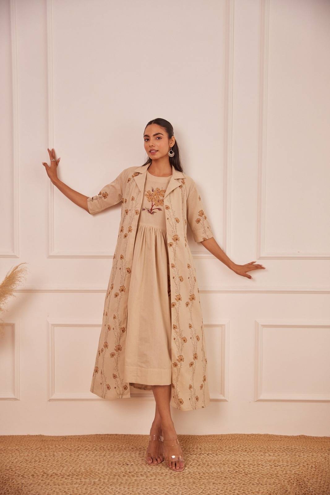 pure-cotton-hand-block-print-hand-embroidered-shrug-style-dress-with-pockets-both-inner-shrug-light-brown-3