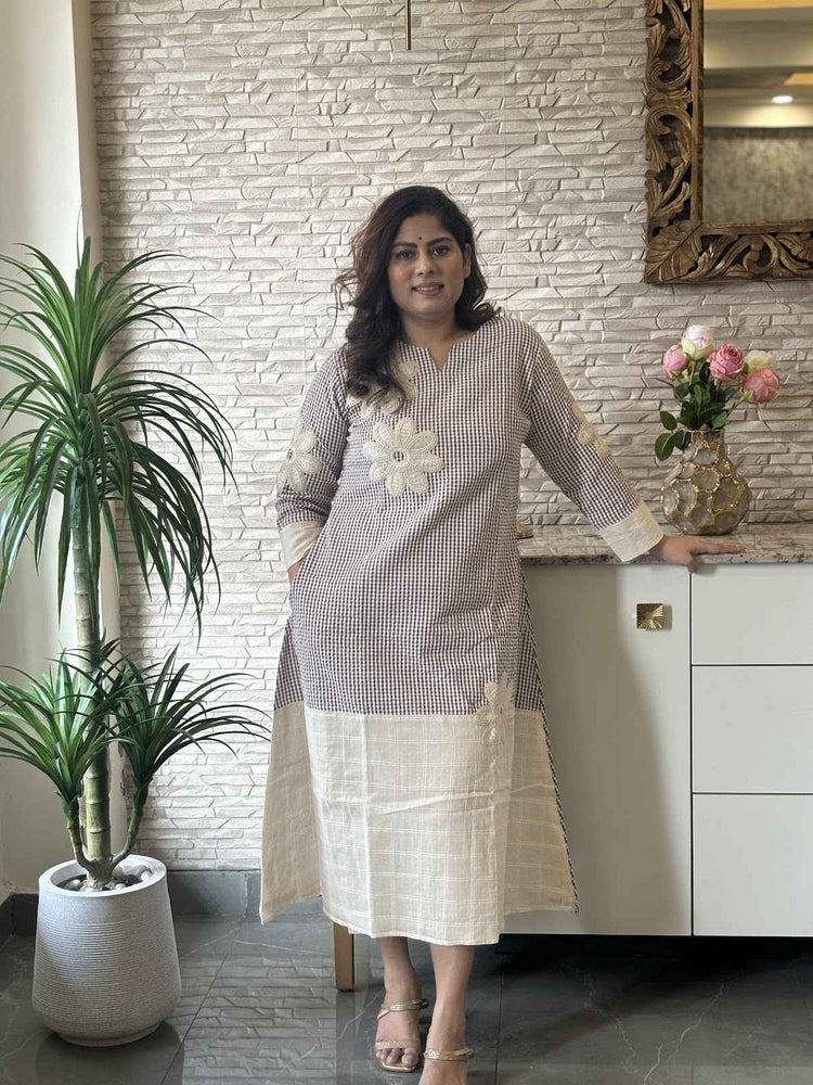 pure-cotton-handloom-a-line-embroidered-dress-with-pockets-brown-1