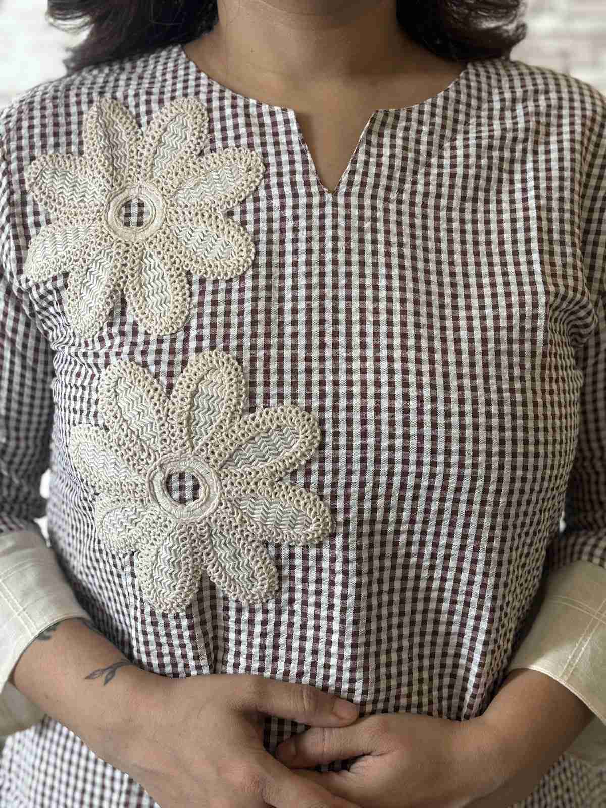pure-cotton-handloom-a-line-embroidered-dress-with-pockets-brown-2