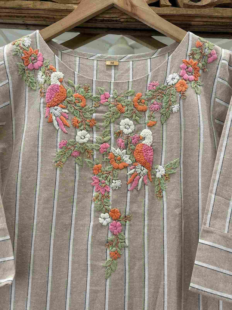 pure-cotton-handloom-hand-embroidered-kurta-light-brown-2